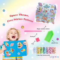 Kit de Pintura de Diamante 5D GEM para Niños Herramientas de Bricolaje Pegatinas Artesanía Adorable Regalos para Niños - details 6