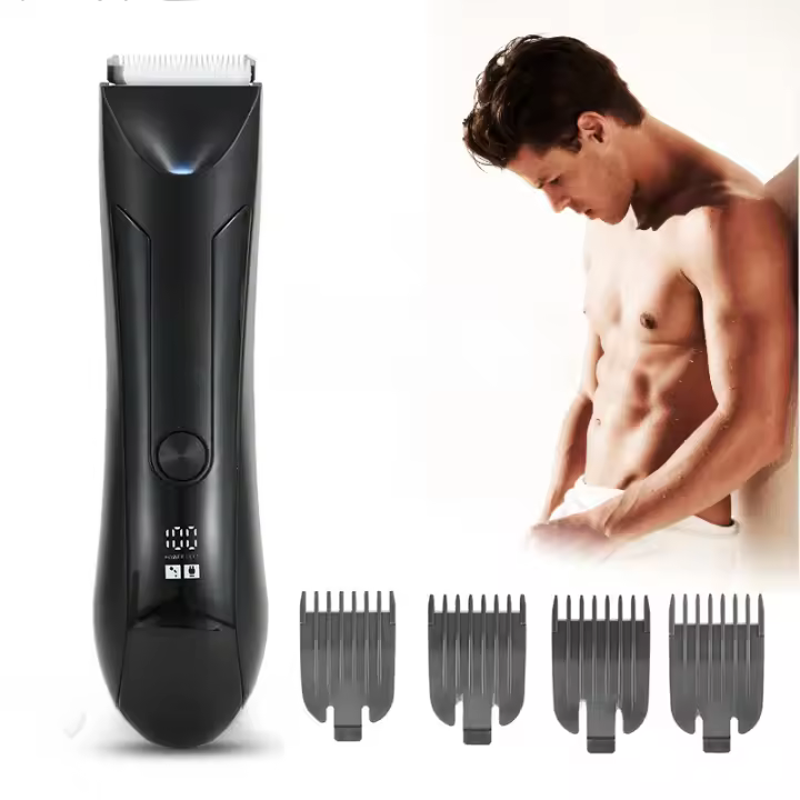 Cortapelos profesional para hombre, afeitadora eléctrica para zonas íntimas, maquinilla de afeitar de seguridad - 1