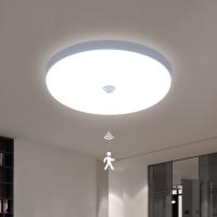 Lámpara de Techo LED Goeco con Sensor de Movimiento 30W 6600K Luz de Techo Moderna con Luz Blanca Fría Ø25CM Plafón Redondo Blanco Iluminación Interior Eficiencia de Energía - details 6