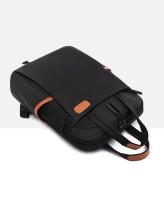 Mochila De trabajo simple para mujer, bolso de mano para ordenador portátil, mochila de hombro ligera informal, mochila de viaje de gran capacidad con cinturón de equipaje - details 23