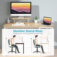 Escritorio de Computadora con Estantes Reversibles Mesa de Oficina para Ahorro de Espacio - details 36