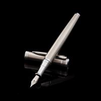 Pluma de caligrafía de metal de lujo, puntas de tinta estacionarias para oficina y escuela, pluma estilográfica de 0,38 mm, 0,5 mm, 1,0 mm, logotipo personalizado, regalo con nombre - details 4