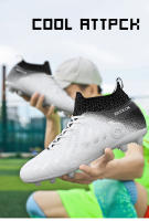 Zapatos de fútbol de tobillo alto para hombres, tacos largos para exteriores, zapatos de fútbol profesionales, zapatos de calcetín, TF/FG - details 11