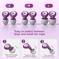 Tapones para los oídos de silicona triple capa cancelando el ruido Adecuado para dormir y nadar - details 17