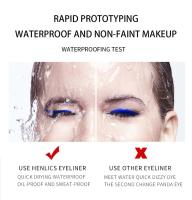 HANDAIYAN Juego de delineador de ojos líquido mate de 12 colores, delineador de ojos colorido intenso metálico resistente al agua, larga duración, punta ultrafina a prueba de manchas - details 16