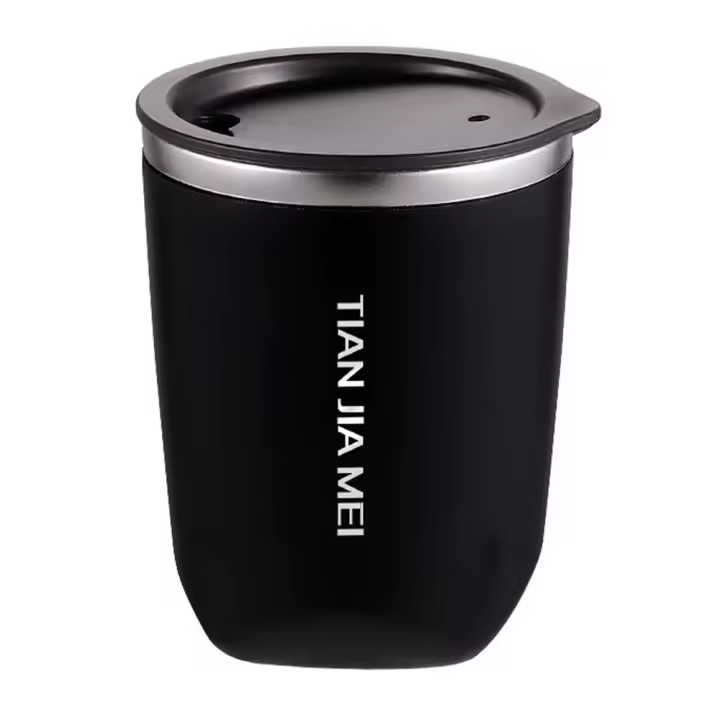 Pequeñas tazas de café de acero inoxidable, taza de vacío, té, café, agua, taza de viaje aislada al vacío, tazas de coche, 300ml - 1