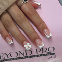 24PCS Uñas Postizas Francésas Rectangulares Simples De Cuerda Europeas Y Americanas ABS Sin Químicos Pack Único - details 0