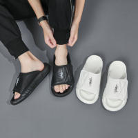 Nuevas sandalias de cuero transpirables de una palabra de arrastre para hombres versión coreana versátil para jóvenes zapatillas británicas de moda - details 25