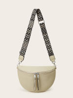 Bolso Cruzado Elegante y Sencillo para Mujer 2025 Bolso de Pecho Ancho con Correa de Viento - details 10