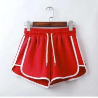 Deportes mujeres verano 2025 nuevo Color caramelo Anti vaciado pantalones cortos ajustados Casual señora cintura elástica Pantalones cortos de playa - details 8