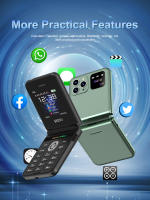 SERVO Flip6 Teléfono Plegable 4 Tarjetas SIM, Red GSM, Linterna, Mp3, Dial de Velocidad, Botón de Enchufe, Estilos Clásicos - details 18