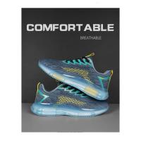 2025 nuevos zapatos de hombre de gran tamaño, estilo deportivo de malla transpirable, parte inferior gruesa, altura aumentada, zapatos para correr de moda urbana - details 4