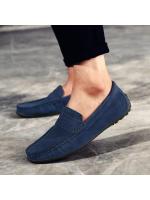 Mocasines para Hombres Suela de Goma, Detalles de Costura, Estilo Casual - details 3