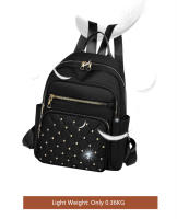 Mochila de moda con remaches para mujer, pequeña mochila de trabajo, bolso de hombro pequeño, mini mochila de viaje para mujer, bolso antirrobo - details 8