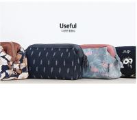 Bolsa de maquillaje con flamencos para mujer, neceser de viaje para artículos de aseo personal, portátil, organizador de gran ca - details 4