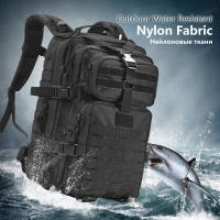 Mochila táctica de viaje para hombre, bolsa de gran capacidad, impermeable, para exteriores, 50L - details 0