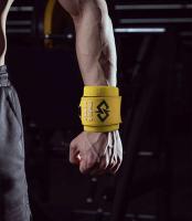 Pulseras de Soporte Elástico y Transpirable para Gimnasio Intenso Pareja Ajustable Estilizada para Levantamiento de Peso y Mancuernas - details 7