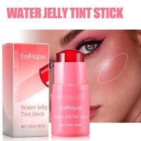 EELHOE 3 en 1 mejilla labio teñido humectante rubor en barra ojos mejilla labio crema iluminadora agua gelatina tinte en barra maquillaje de contorno mate - details 7