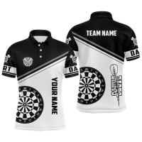 Camisetas con estampado 3D de dardos a la moda, camisetas informales de gran tamaño con nombre personalizado para hombre, uniformes de equipo deportivo - details 8