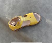 Sandalias de cuero genuino para niñas, bonitos zapatos escolares de cuero vacuno suave con dedos abiertos y corazón, zapatos de jardín para bebés, sandalias para niños - details 6