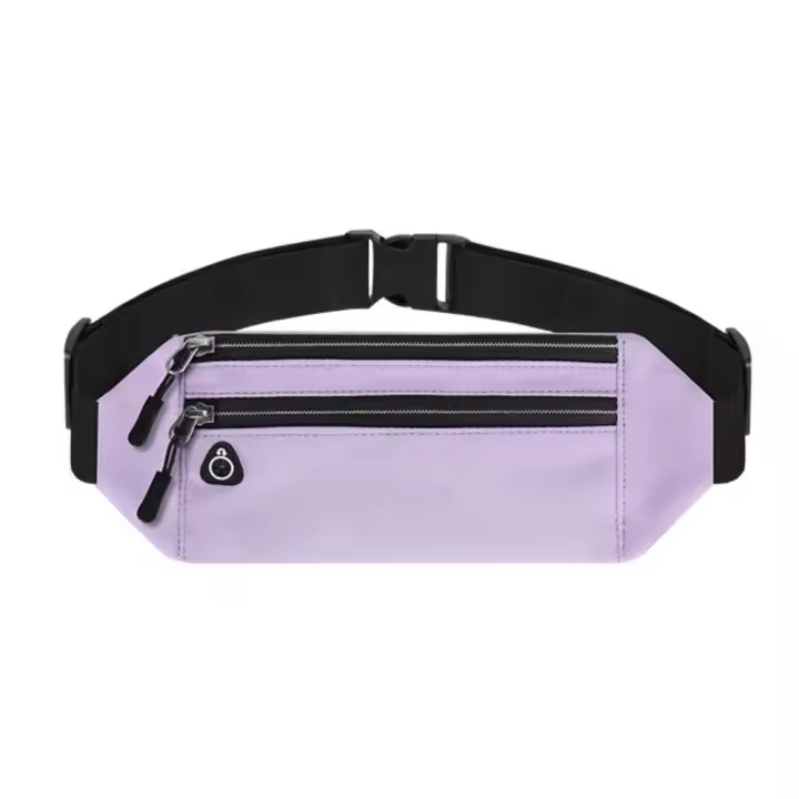 Riñoneras ultrafinas para correr, bolsa multifunción impermeable para correr maratón, almacenamiento ligero, bolsa para teléfono deportivo - 1