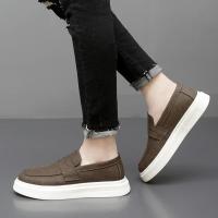 Zapatos de Cuero Casuales para Hombres Hechos a Mano Mocasines y Náuticos con Estilo al Aire Libre - details 13