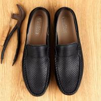 Zapatos Informales de Verano para Hombre Mocasines de Cuero con Transpirabilidad sin Cordones - details 8
