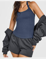 Top de yoga con cuello halter y almohadillas incorporadas para el pecho, sin mangas2025Top de fitness de verano, ropa interior para mujeres - details 8