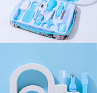 Set de Cuidado para Bebés 10pcs Limpiador de Nariz Herramientas de Seguridad Juego de Higiene para Recién Nacidos Tijeras Cortador de Uñas y Cabello - details 5