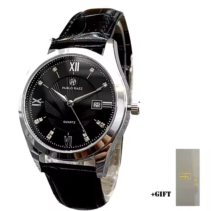 Reloj de Lujo UTHAI Automático Correa de Cuero Impermeable Reloj de Cuarzo Elegante para Hombres - 1