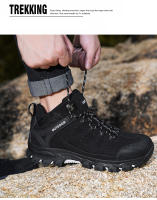 Botas de senderismo al aire libre para hombre, botas de Trekking duraderas antideslizantes para escalada de montaña, botas tácticas militares de alta calidad - details 5