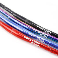 Manillar de aluminio ultraligero para bicicletas de montaña, color plateado, Horizontal, en forma de Golondrina, 720mm - details 0
