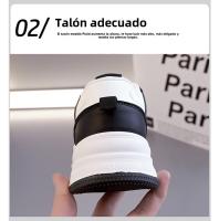 Nuevos Zapatos Deportivos Y De Ocio, Zapatos Blancos Versátiles De Suela Gruesa - details 4