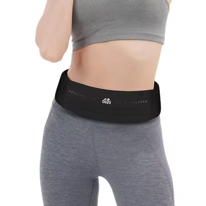 Riñonera deportiva ultrafina para móvil, riñonera para correr de ajuste elástico alto, bolsa para teléfono deportiva ligera y transpirable - 1