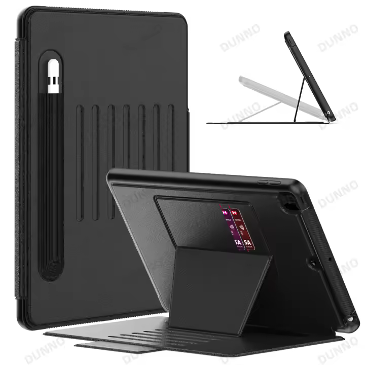 Funda Protectora de Cuero PU para iPad 9ª Generación Compatible con iPad 7/8/9 10.2 10.9 5/6 Air 2 Pro 9.7 Mini 6 Diseño Sólido Fabricada en China - 1