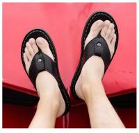 Chanclas antideslizantes casuales de playa de verano de alta gama para hombre. Versión coreana de chanclas para hombre. - details 7