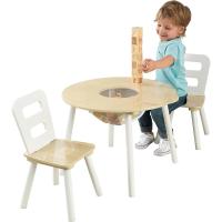 Escritorio y Silla Ajustables de Madera para niños con Bolsillo de Almacenamiento, Mesa y Silla Infantil, Muebles para Salas de Juegos y Dormitorio de Niños (20307) - details 7