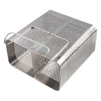 Práctico estante para palillos de acero inoxidable plateado, colgante con ganchos, cesta de secado de cubiertos, vajilla ahorradora de espacio, escurridor, cuchara - details 2
