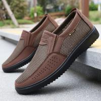 Zapatos Informales Cómodos Para Hombre, Zapatos De Verano De Malla Transpirable, Nuevos Zapatos Ligeros Antideslizantes Para Hombre 2024 - details 9