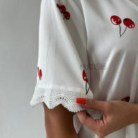 Conjunto de Pijama de Manga Corta para Mujer Pantalones de Hogar Sueltos en Talla Grande - details 7