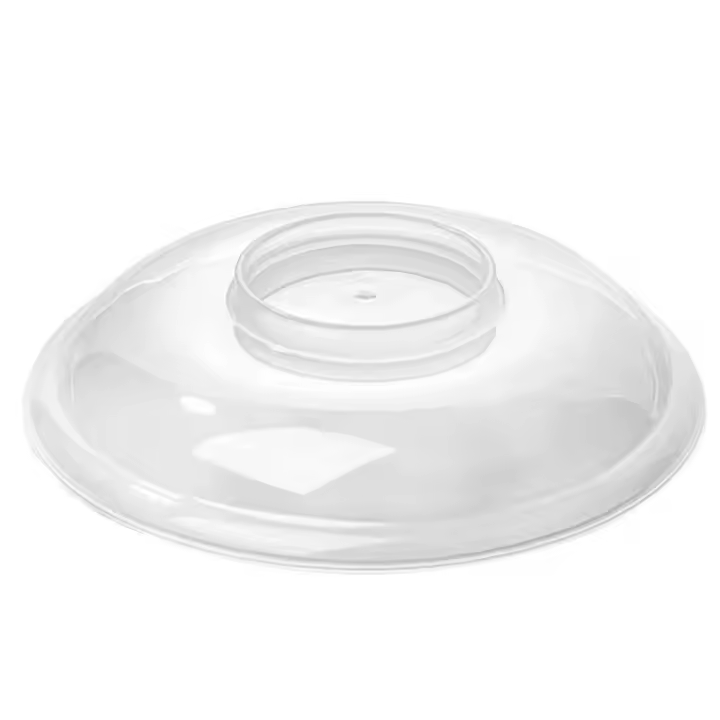 Cubierta para alimentos para microondas, protector contra salpicaduras transparente antisalpicaduras, cubierta redonda para cuenco resistente a altas temperaturas para el hogar - 1