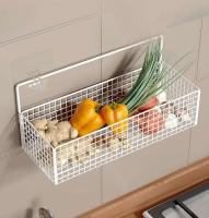 Estante de iluminación de cocina, cestas para colgar en la pared para frutas, verduras, cebollas, jengibre y O, no requiere perforación - details 1