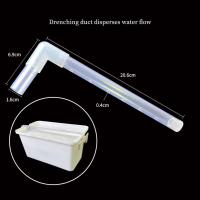 Caja de filtro colgante montada en la pared, caja de filtro externo extraíble de plástico, circulación de agua, caja de goteo para pecera blanca, pecera casera - details 1