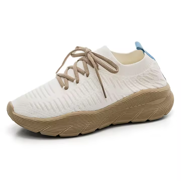 Zapatillas de Primavera-Verano Tejidas Voladoras Zapatillas Deportivas Casuales para Correr - 1