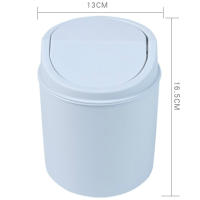 Mini Cubo de Basura de Plástico Moderno Pequeño y Compacto para Hogar, Oficina, Uso de Trabajo - details 1
