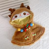 Mantón de Navidad, ropa de muñeca de algodón de 20CM, reemplazo de muñeco de nieve, ropa para muñecos de peluche, traje, ropa DIY, juguetes de peluche, ropa - details 2