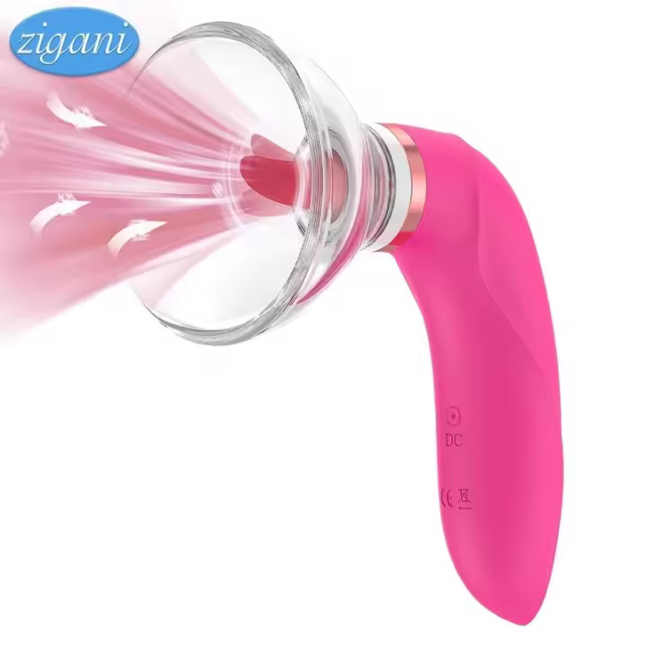 Embalaje privado SEXY Mujer Clit Sucker Vibrador Juguete sexual Potente mamada Succión Estimulación del pezón Lamer Coño Masaje Masturbador Punto G - 1