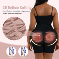 Traje de Compresión Sin Costuras Moldeador de Glúteos para Mujeres Monos Completo con Ojo Abierto - details 5