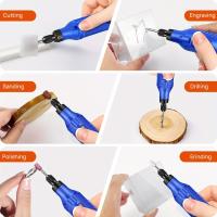 Juego de Herramientas Rotativas Inalámbricas Multifuncionales con 80 Accesorios para Herramientas Rotativas, Dispositivo de Grabado de 5 Velocidades y Bolígrafo de Grabado Eléctrico Mini para Proyectos DIY Artesanías Batería de Herramienta DIT - details 1