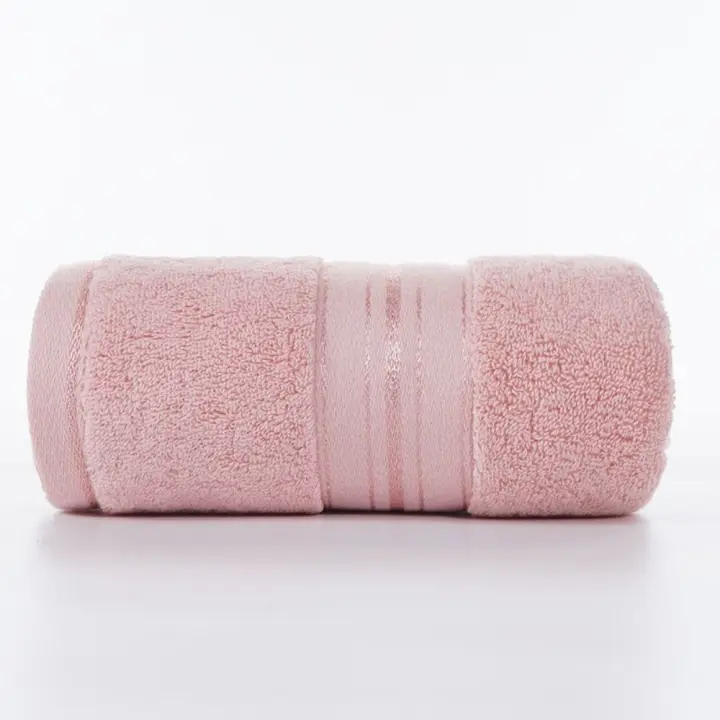 Juego de toallas Toalla de baño de algodón elegante toalla de cara de mano azul tela de felpa suave duradera para adultos - 1